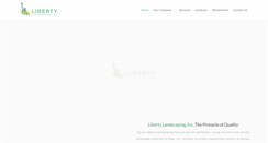 Desktop Screenshot of libertylandscaping.com